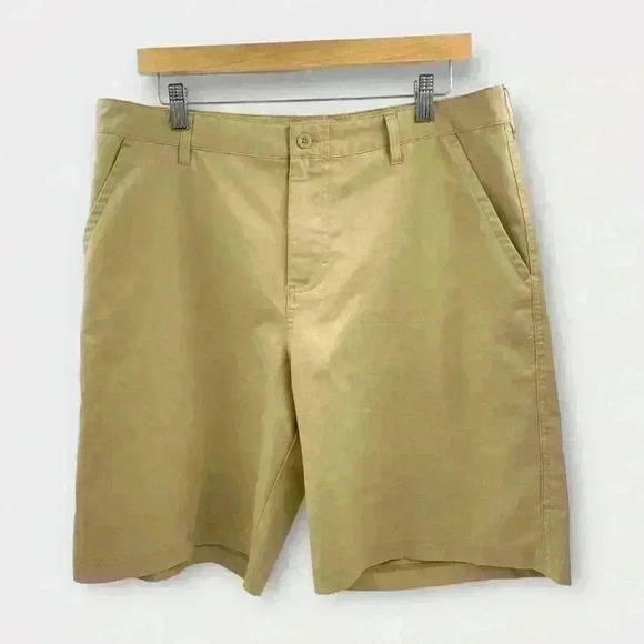 Champion Men's Golf Shorts 34W  Gray Casual Chino Beige Brown - Picture 1 of 8